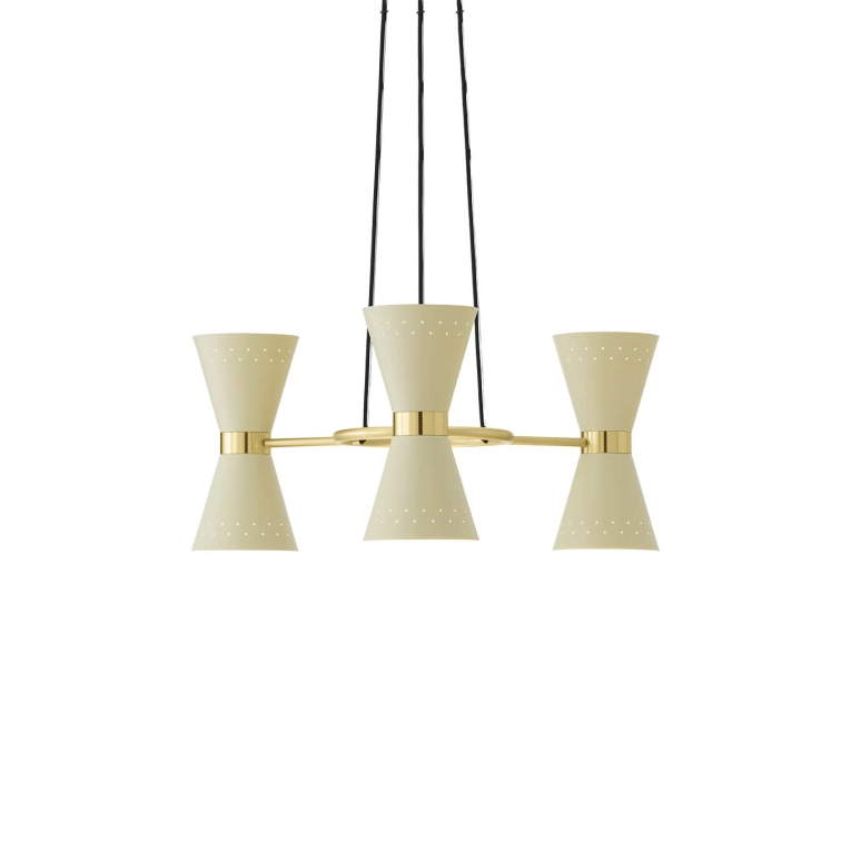 Pendant Light COLLECTOR Chandelier 3 Cream AUDO COPENHAGEN