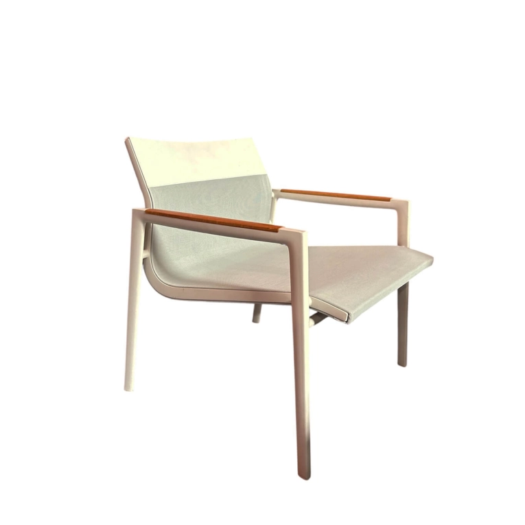 Fauteuil DEAN Blanc/Gris DEDON