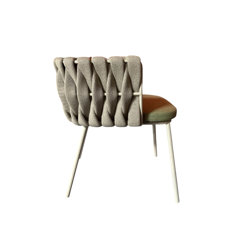 Chaise extérieure TOSCA Tissu Vert TRIBU