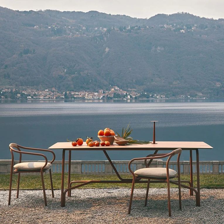 Table extérieure SALO L 203 Sauge UNOPIÙ