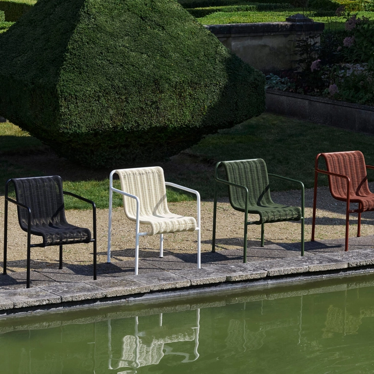 Chaise extérieure Chaise PALISSADE CORD Olive HAY