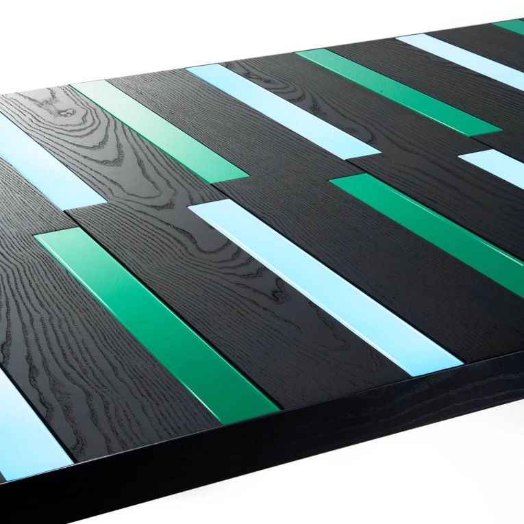 Table RIGA-RIGA 260x100 Noir ZANOTTA