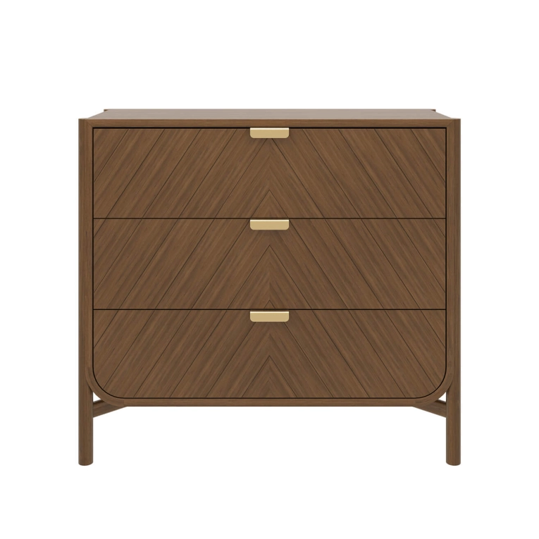 Meuble de rangement Commode MARIUS Noyer HARTO