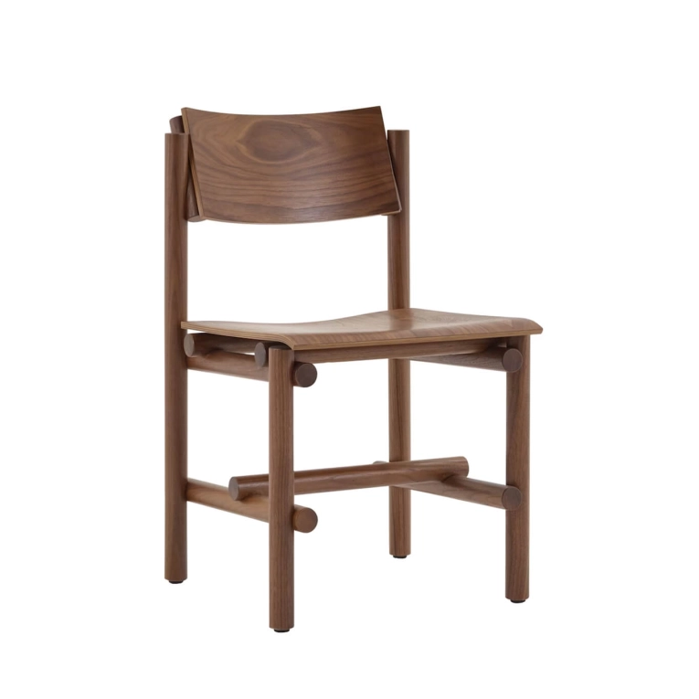 Chaise MUECKE Noyer KNOLL