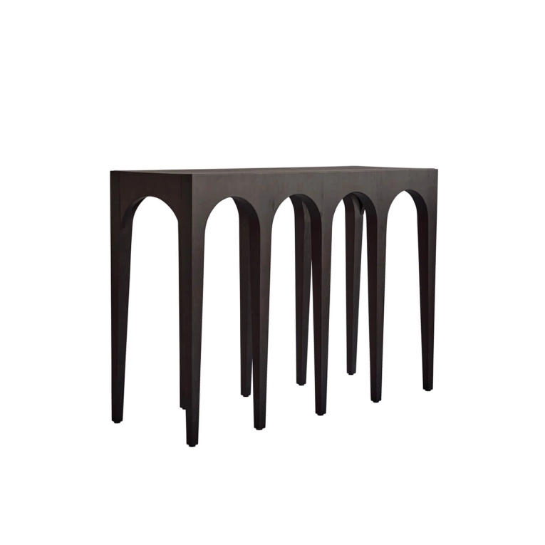 Console table BOW BIG Coffee black oak 101 COPENHAGEN