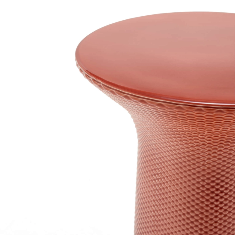Coffee Table CLAYER Brick Red MDF ITALIA