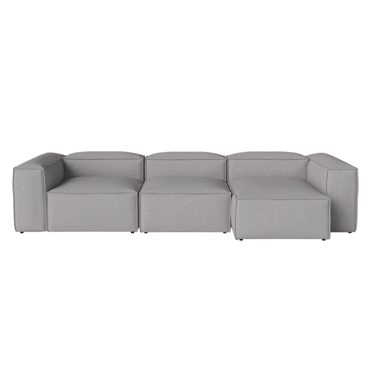 Canapé COSIMA Chaise Longue Droite 340x120 Monza Light Grey BOLIA