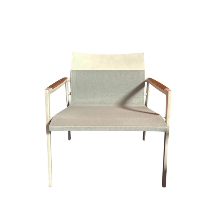 Fauteuil DEAN Blanc/Gris DEDON