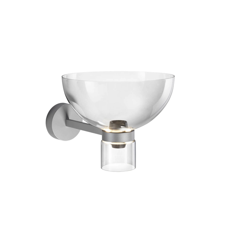 Wall light NOCTURNE WALL BOWL Silver FLOS