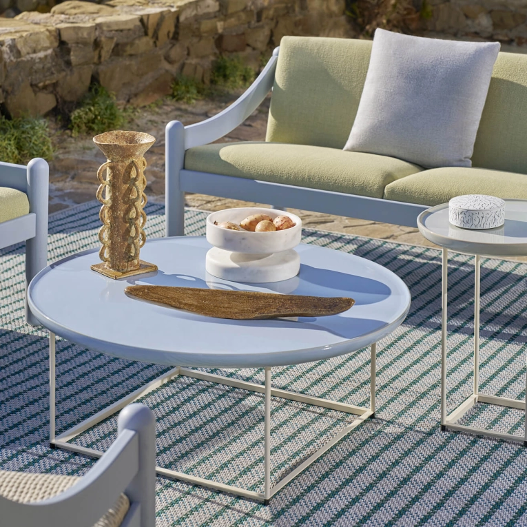 Table basse extérieure TOREI OUTDOOR  Ø 39 Gris Cendre CASSINA