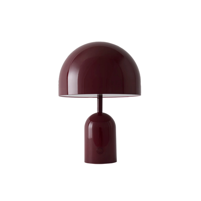 Lampe sans fil BELL PORTABLE Bordeaux TOM DIXON