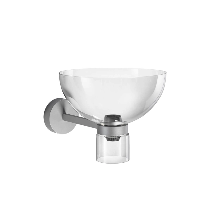 Wall light NOCTURNE WALL BOWL Silver FLOS