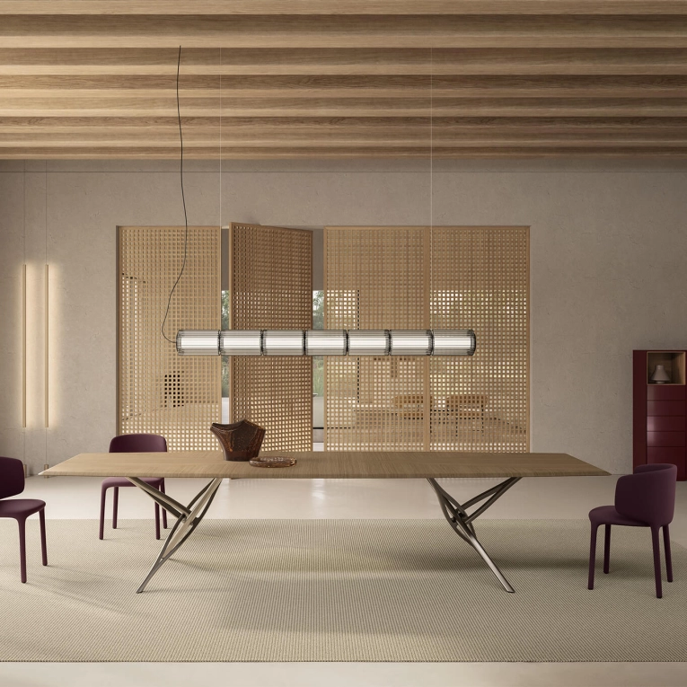 Dining Table SK TABLE L 300 Oak MDF ITALIA