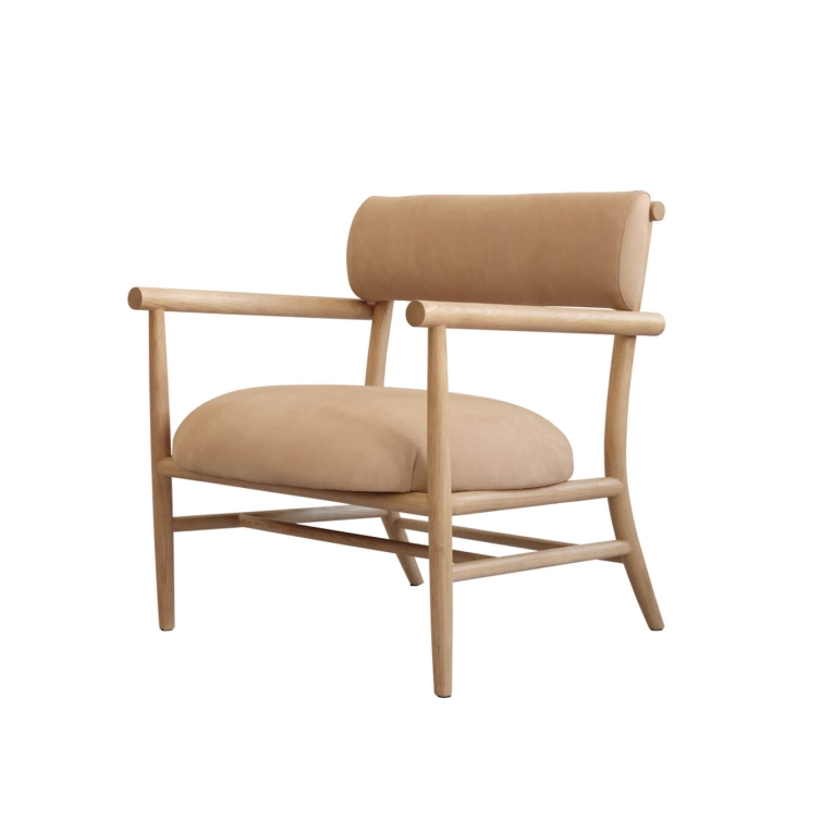 Easy chair NAMA Lounge Nubuck/Natural oak 101 COPENHAGEN