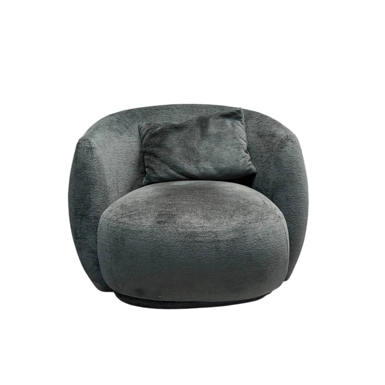 Fauteuil PACIFIC base pivotante Gris MOROSO