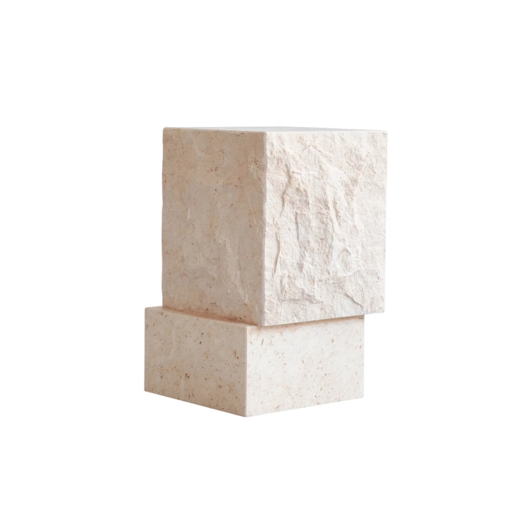 Side Table TEMPLE Limestone 101 COPENHAGEN