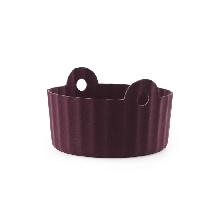 Small Storage Solution COLU Panier Burgundy NORMANN COPENHAGEN