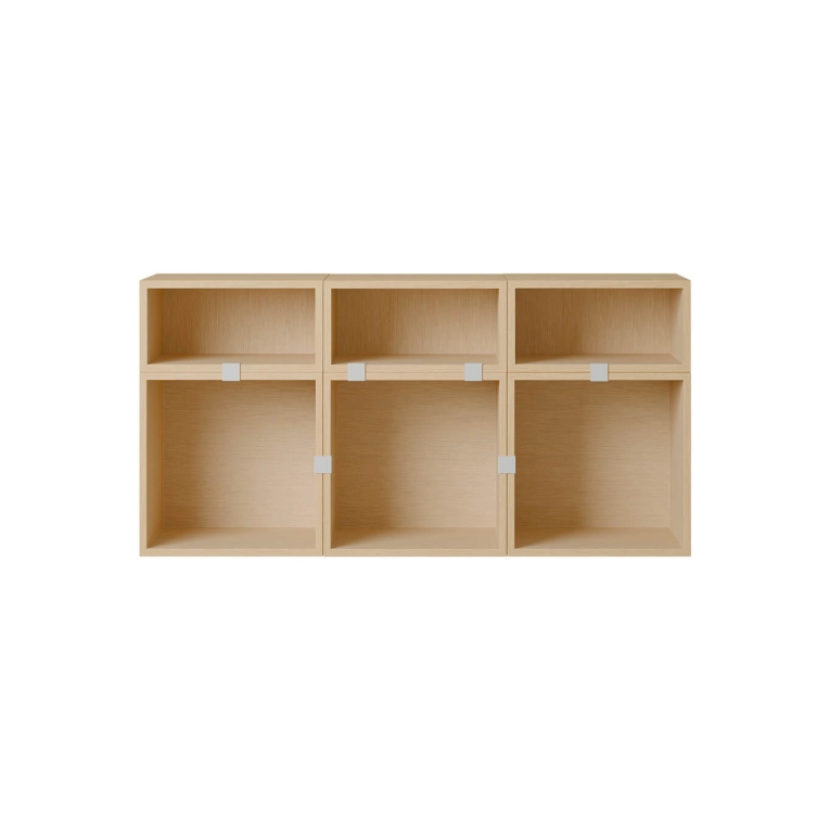 Shelving STACKED SIDEBOARD CONFIGURATION  5 Oak MUUTO