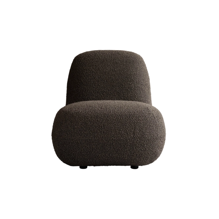 Easy chair TOE CHAIR FLAT Dark taupe 101 COPENHAGEN