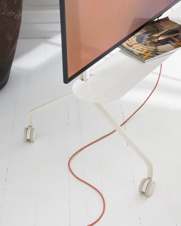 Etagère Pipe pour support TV Perle PEDESTAL