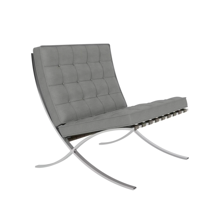 Easy chair BARCELONA Haven Pewter KNOLL