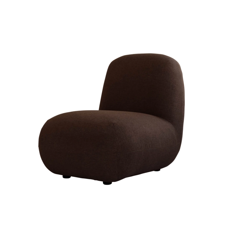 Easy chair TOE CHAIR FLAT Dark brown 101 COPENHAGEN