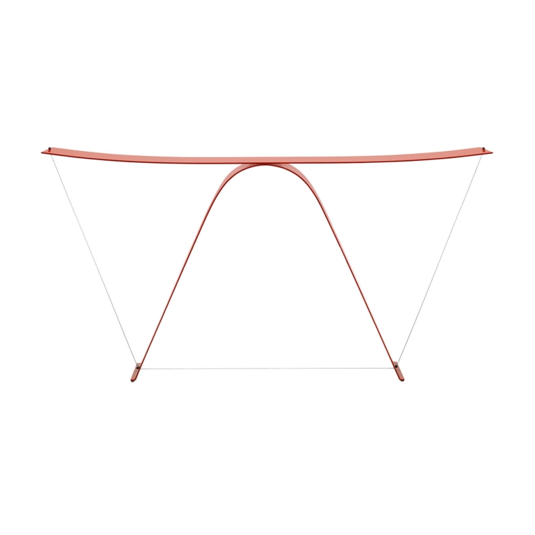 Console table EQUILIBRIUM Coral Red MDF ITALIA
