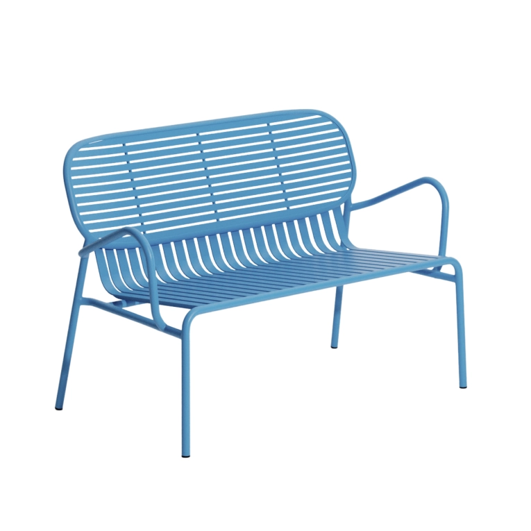 Outdoor Sofa WEEK-END Sky Blue PETITE FRITURE