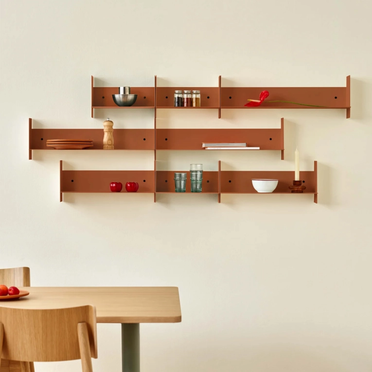 Etagère PLI Rouge Tangerine L 60 TIPTOE