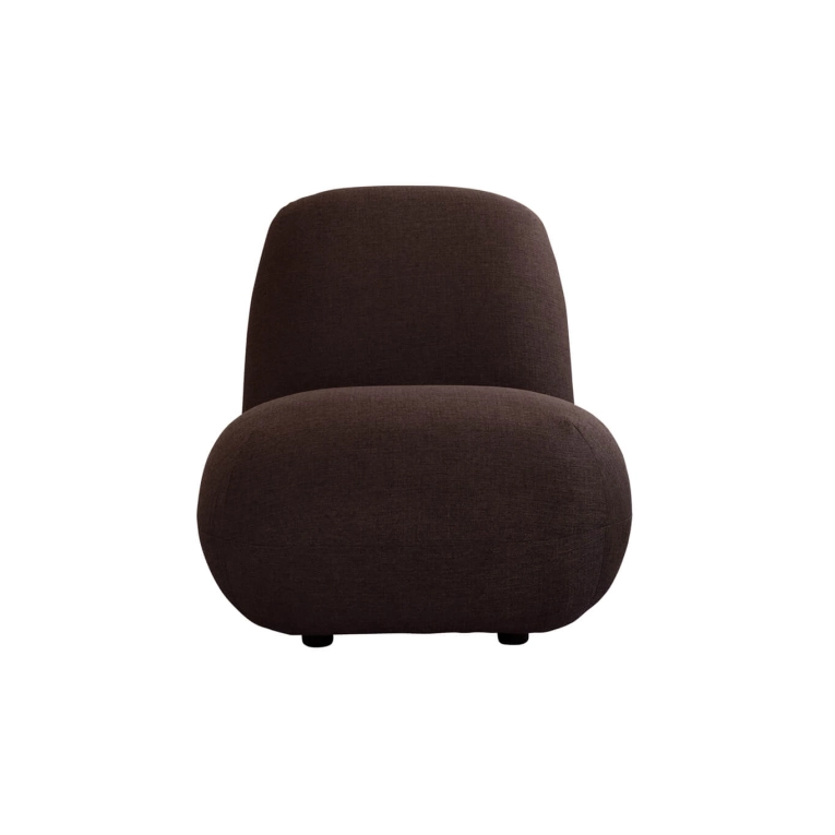 Easy chair TOE CHAIR FLAT Dark brown 101 COPENHAGEN