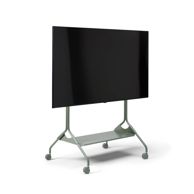 TV Stand Shelf for TV Stand MOON TRAY Mossy green PEDESTAL