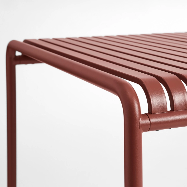 Outdoor Table PALISSADE W 220 Red iron HAY