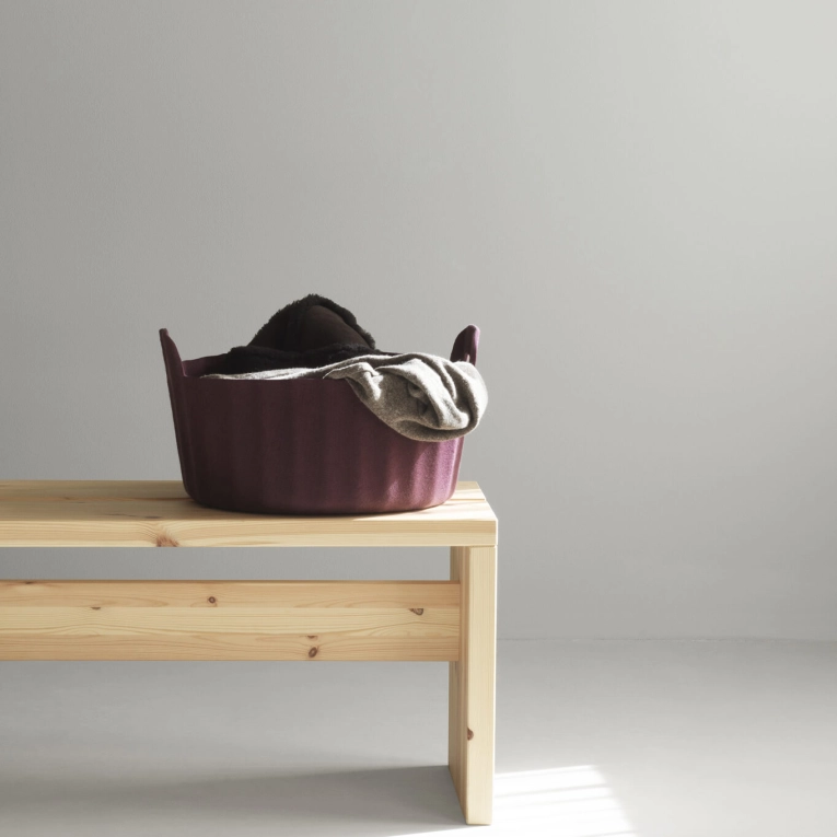 Small Storage Solution COLU Panier Burgundy NORMANN COPENHAGEN
