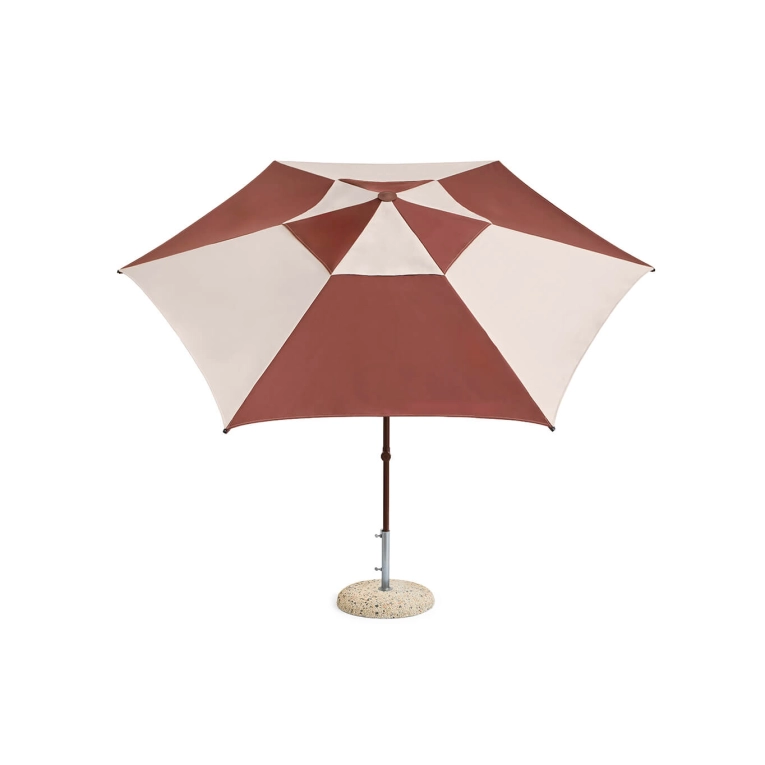 Outdoor Accessories TERRAZZA Parasol Hexagon Burgundy HAY