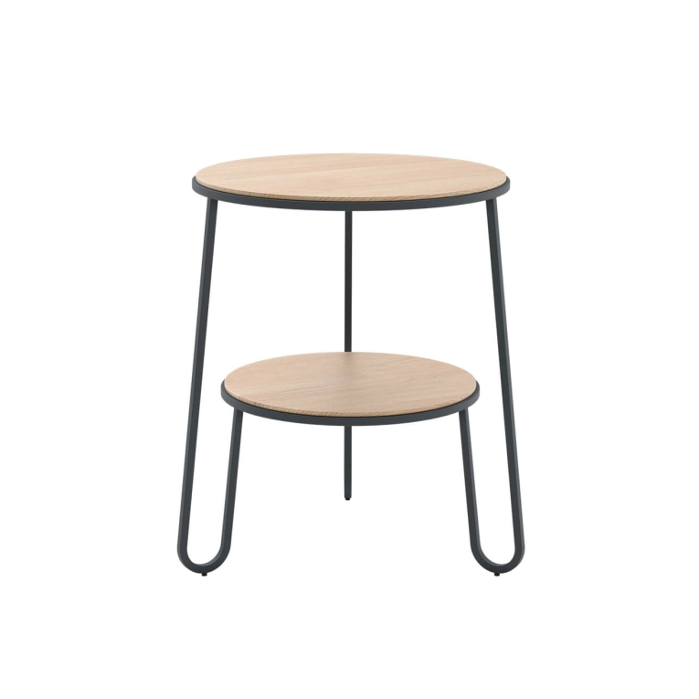Table d'appoint guéridon ANATOLE Gris ardoise HARTO