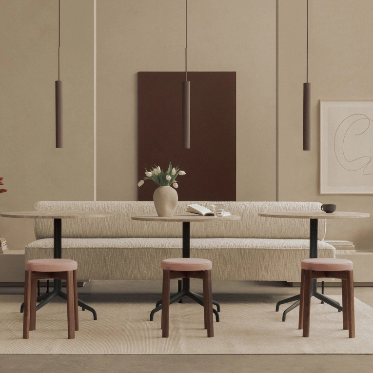 Pendant Light TUBULAIRE Bronzed brass AUDO COPENHAGEN