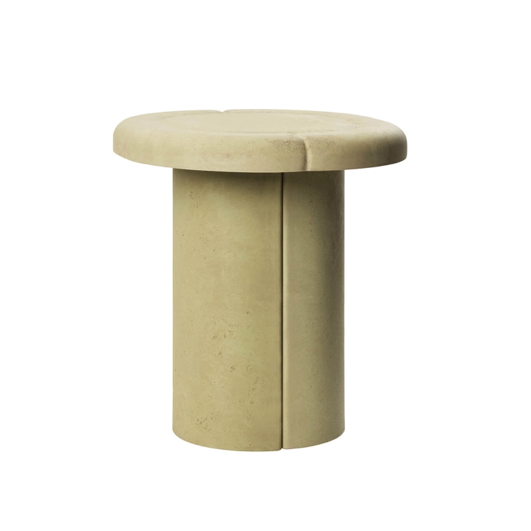 Table d'appoint guéridon ALDER Vert clair  MATER