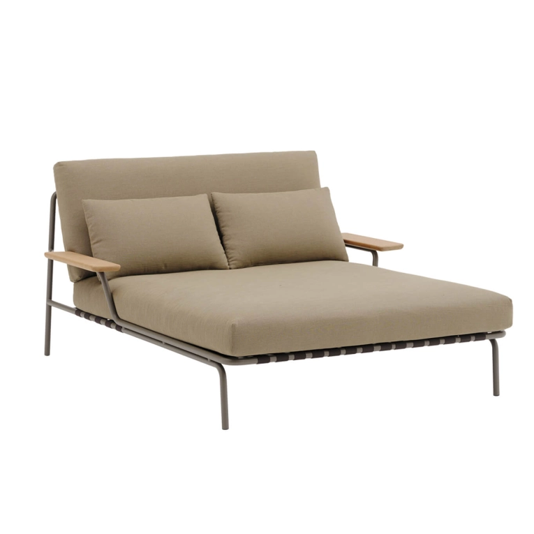 Outdoor Sofa SETTLE Ribbed Weave 5/ taupe MUUTO
