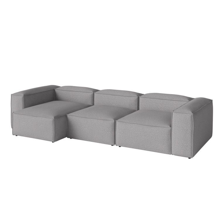 Canapé COSIMA Chaise Longue Gauche 340x120 Monza Light Grey BOLIA