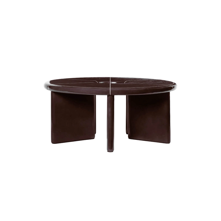 Coffee Table DEYA Ã80 Brown FERM LIVING