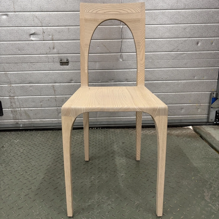 Chaise GIO Chêne Blanchi PAOLO CASTELLI