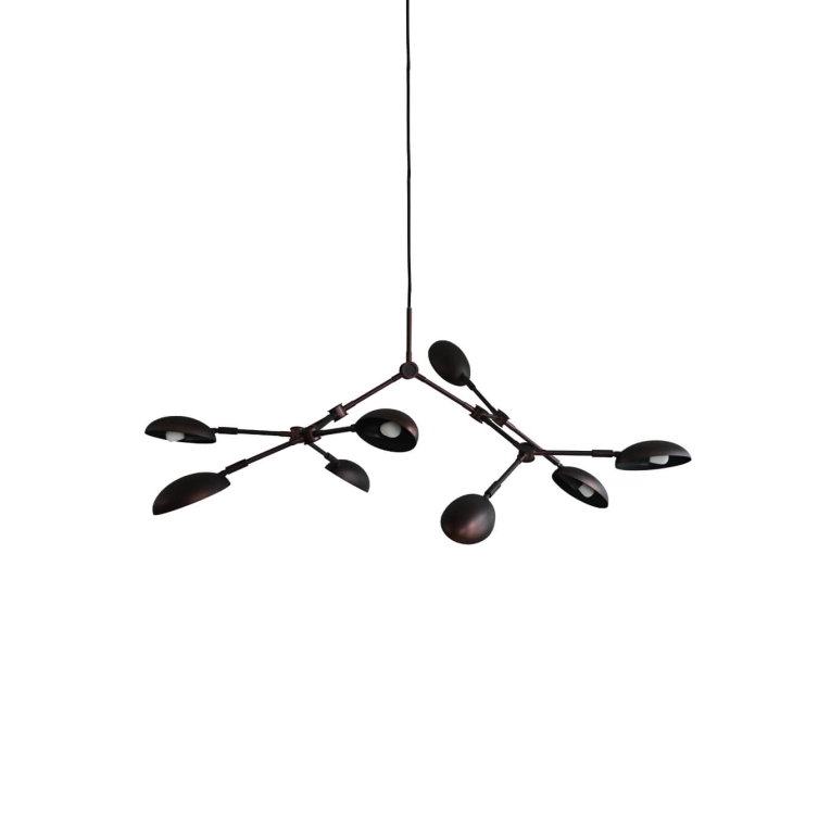 Pendant Light DROP CHANDELIER MINI Burned black 101 COPENHAGEN