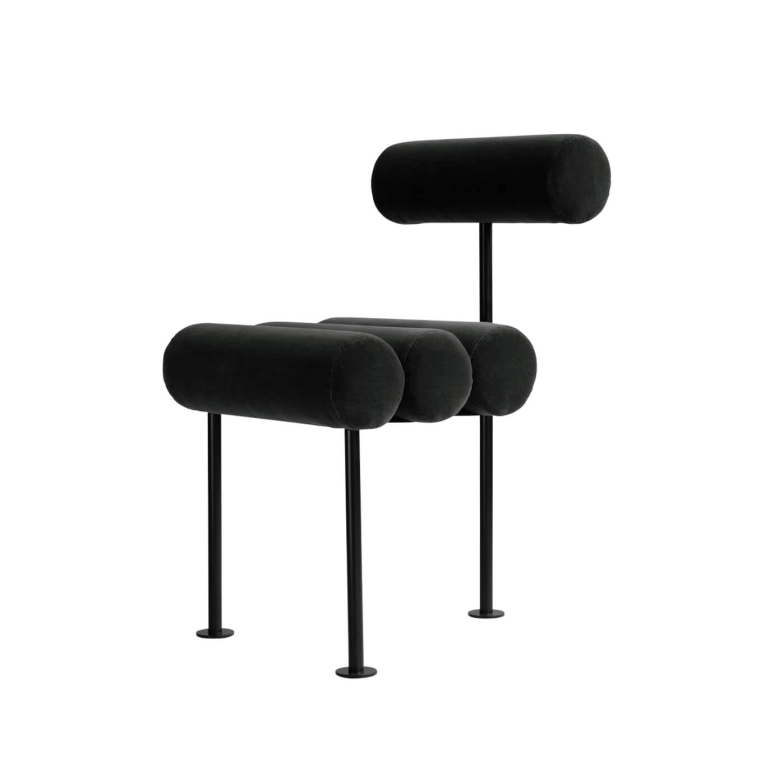 Dining Chair HIRO Peat/Black 101 COPENHAGEN