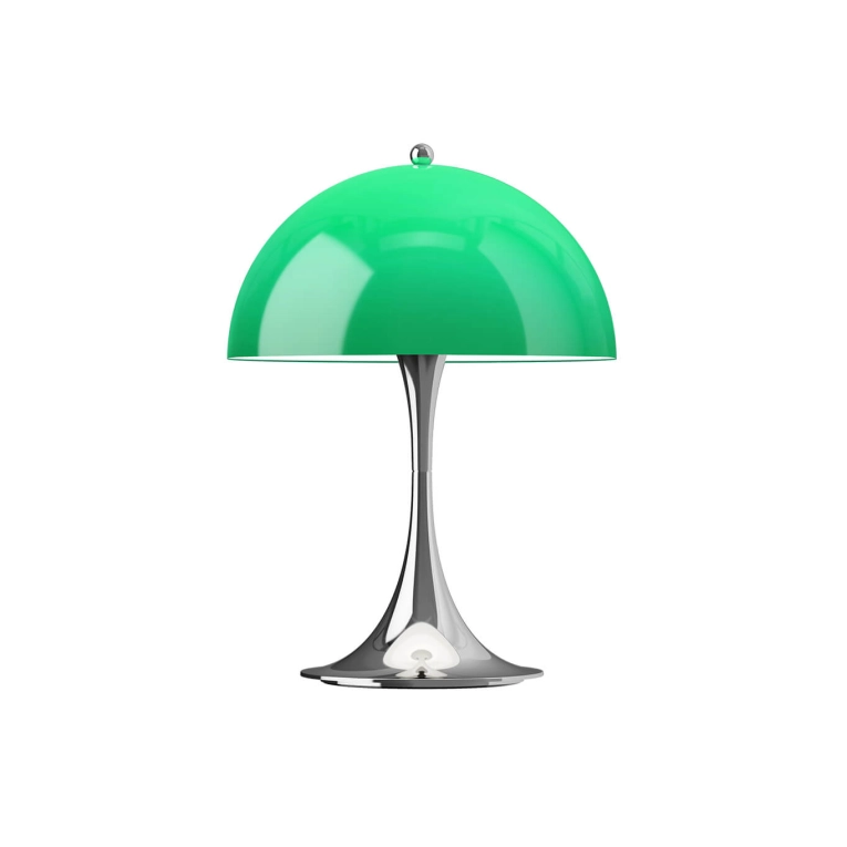 Lampe sans fil PANTHELLA 250 PORTABLE V3 Vert opale/ chrome LOUIS POULSEN