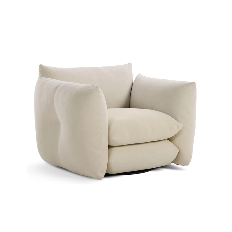 Easy chair PERRON PILLO Fixed base KNOLL