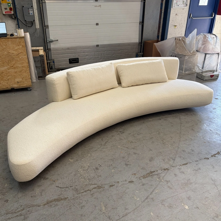 Sofa AUDREY W 326 Delia Milk GALLOTTI & RADICE