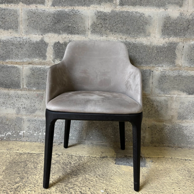 Chaise GRACE Nubuck beige POLIFORM