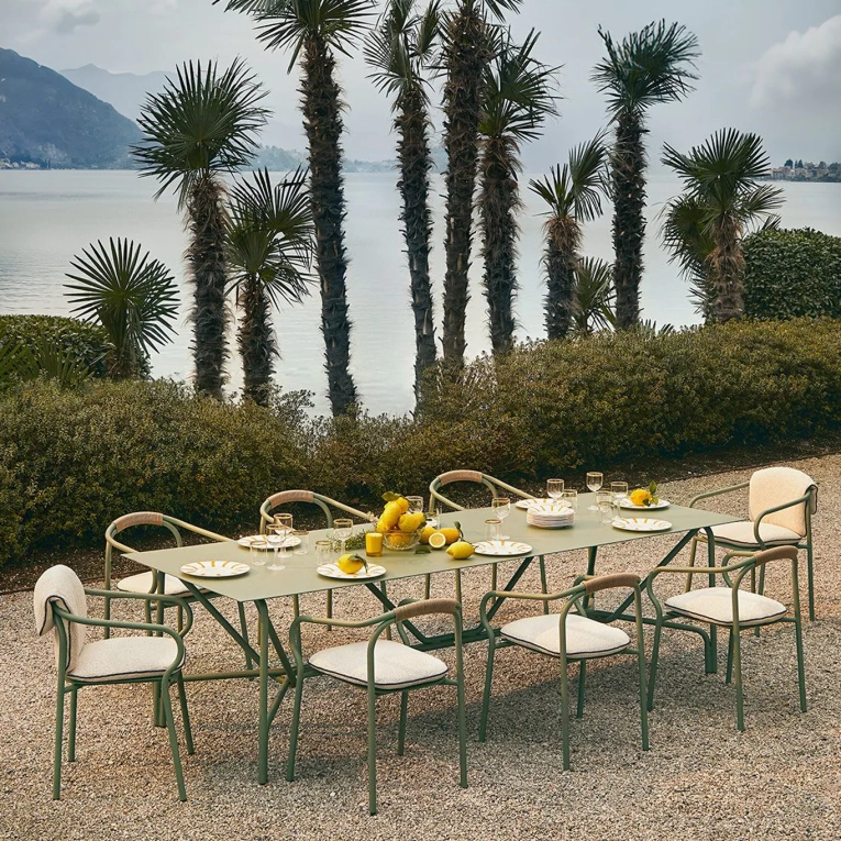Table extérieure SALO L 279 Sable UNOPIÙ