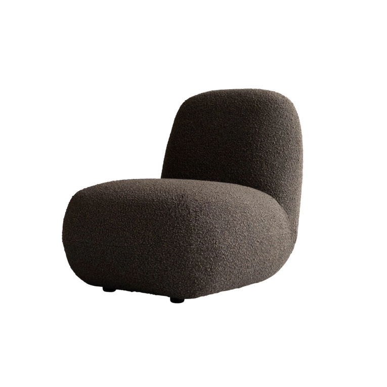 Easy chair TOE CHAIR FLAT Dark taupe 101 COPENHAGEN