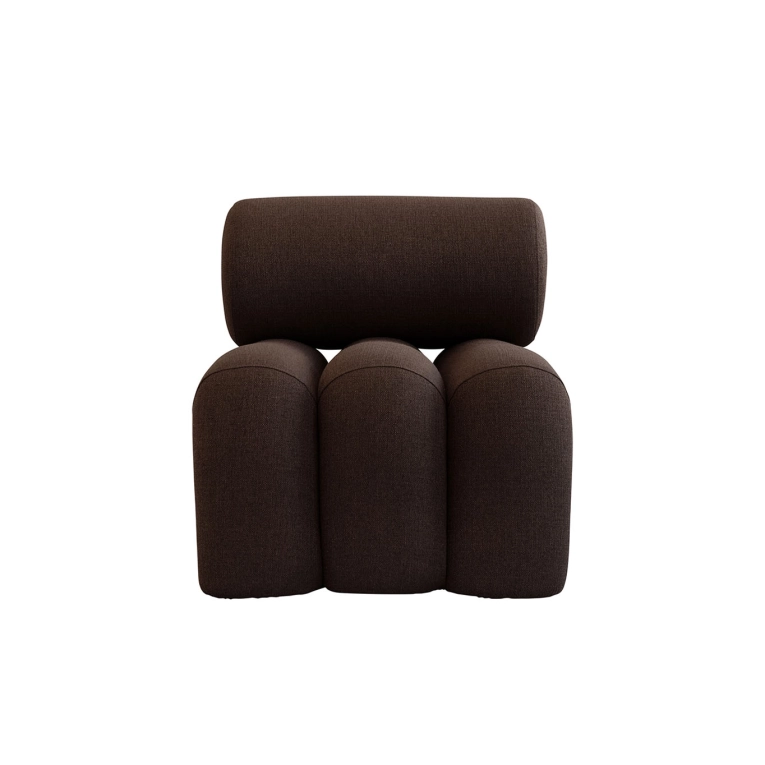Easy chair FOKU Dark brown 101 COPENHAGEN